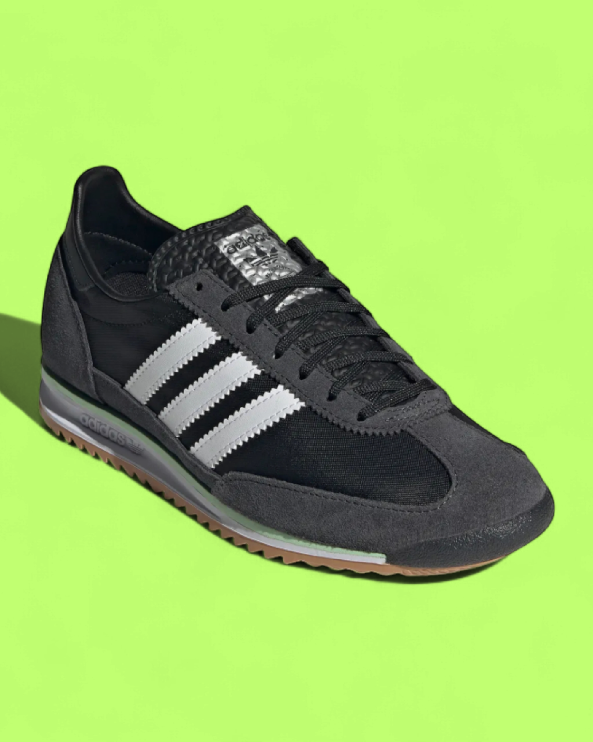 ADIDAS SL 72 BLACK WHITE SUEDE MESH RETRO RUNNING CASUAL CWCD