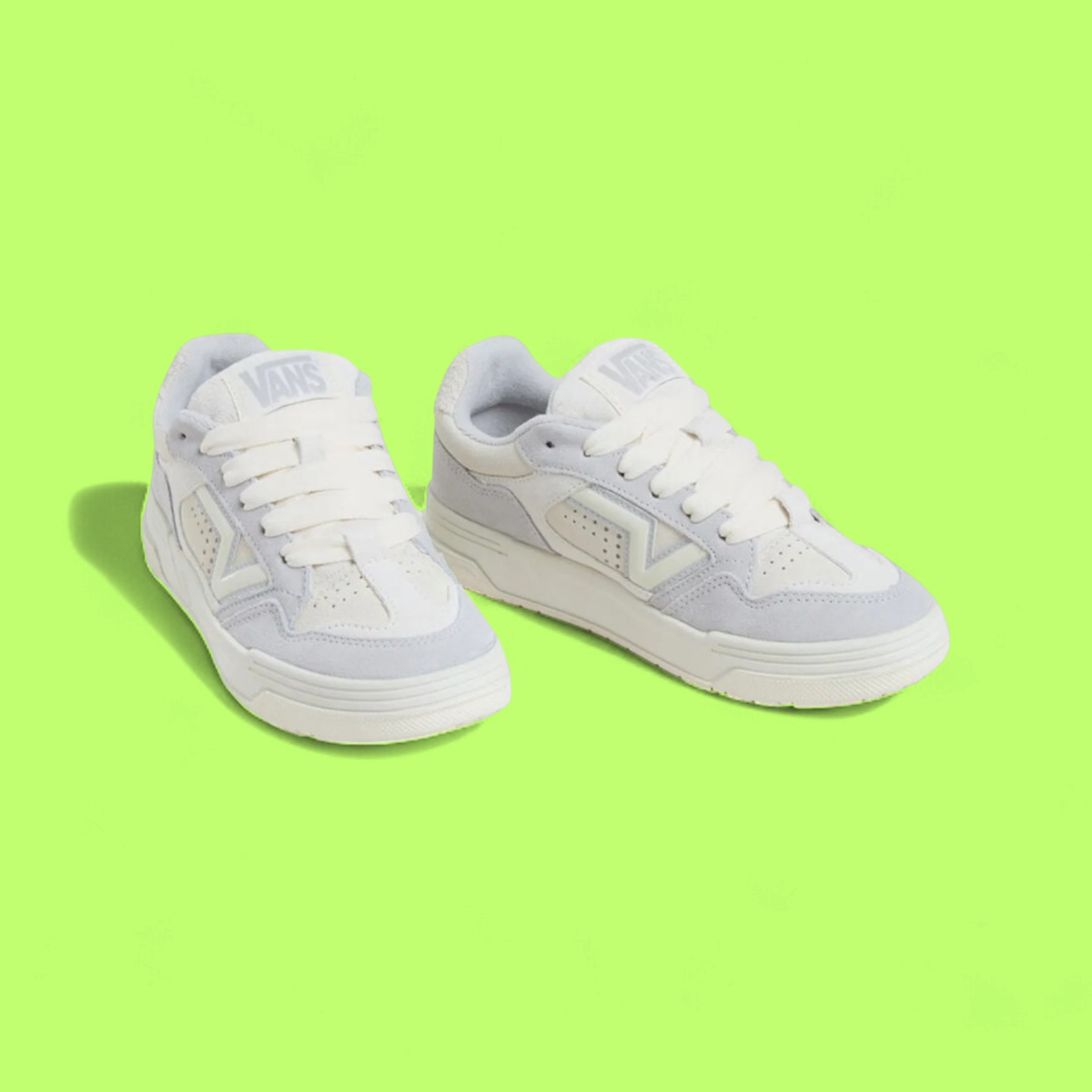 VANS LOWLAND CC SUEDE LIGHT GREY WHITE CASUAL STYLE CWCD