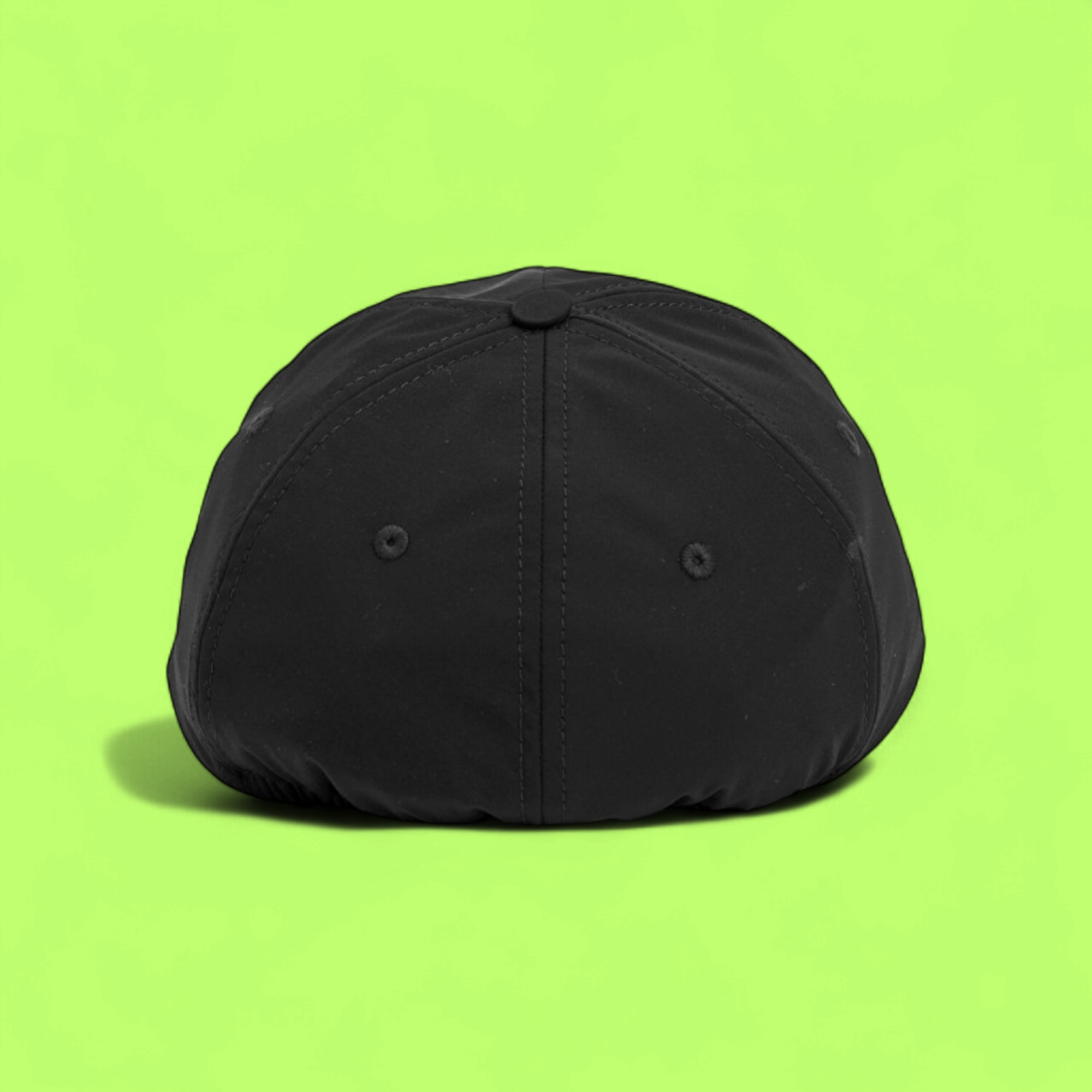 BLACK BASEBALL CAP WITH FEAR OF GOD LOGO PATCH DETAIL