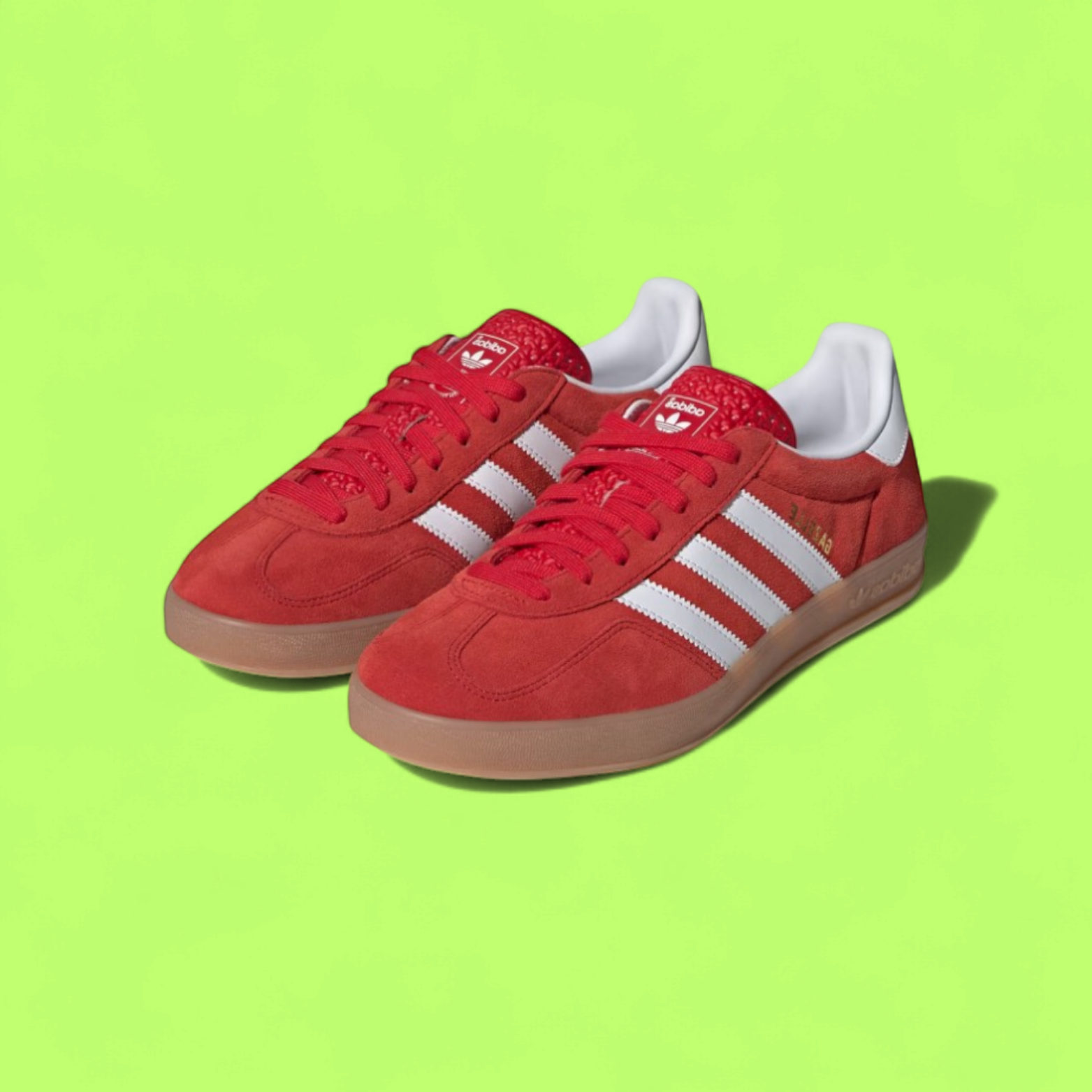 ADIDAS GAZELLE INDOOR “SCARLET CLOUD WHITE” RETRO SNEAKERS INYORK