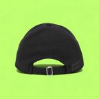 LOEWE BLACK CAP WITH EMBOSSED ANAGRAM LOGO PATCH CWCD