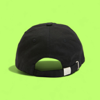 KENZO BLACK CAP WITH WHITE OVAL PARIS LOGO PATCH CWCD ICON