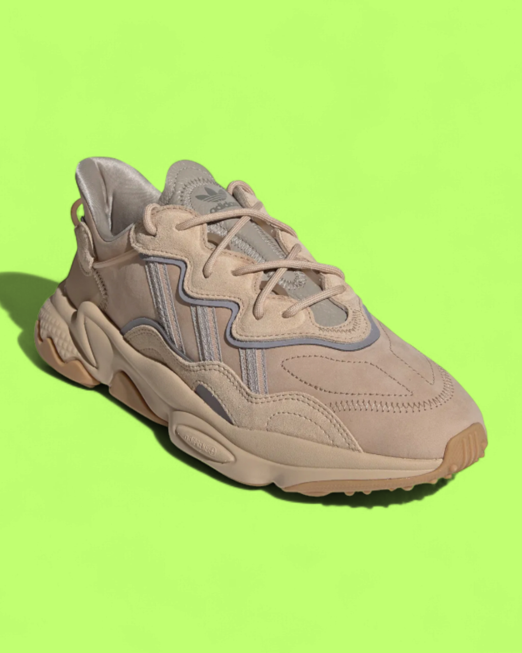 ADIDAS OZWEEGO BEIGE CHUNKY RETRO FUTURISTIC CASUAL SNEAKERS