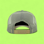 JOHN HATTER BLUE AND BEIGE CAP WITH PAIN DON’T HURT PLATE