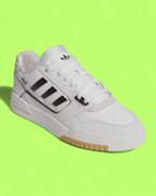 ADIDAS FORUM LOW WHITE BLACK GUM RETRO BASKETBALL SNEAKERS