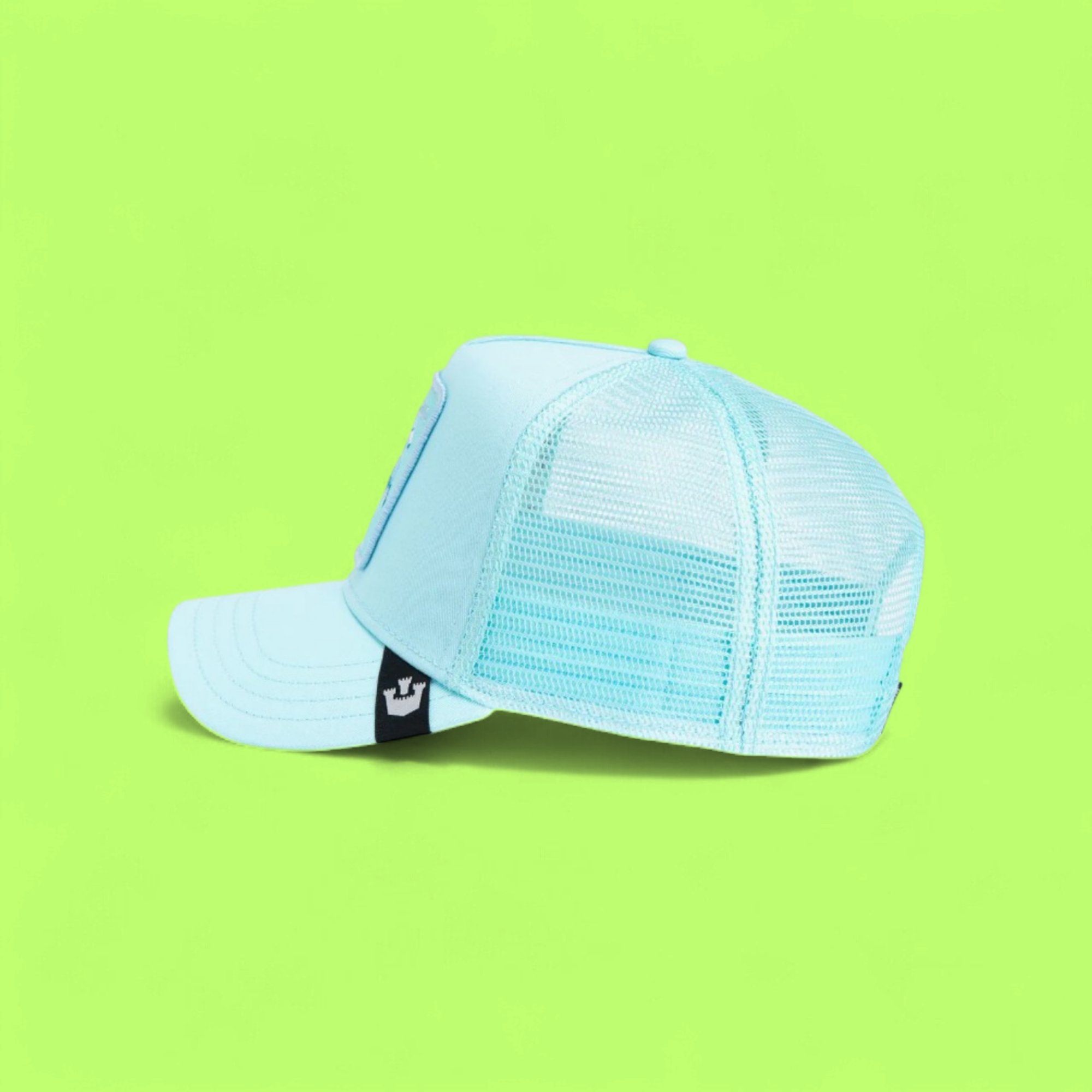 SQUAD FLAMINGO LIGHT BLUE TRUCKER HAT EMBROIDERED CWCD