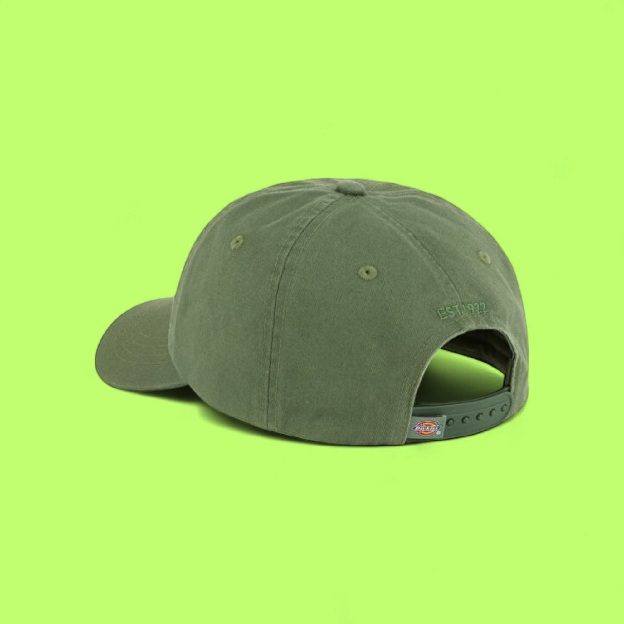 DICKIES CLASSIC BASEBALL CAP WITH SMALL LOGO IN KHAKI CWCD