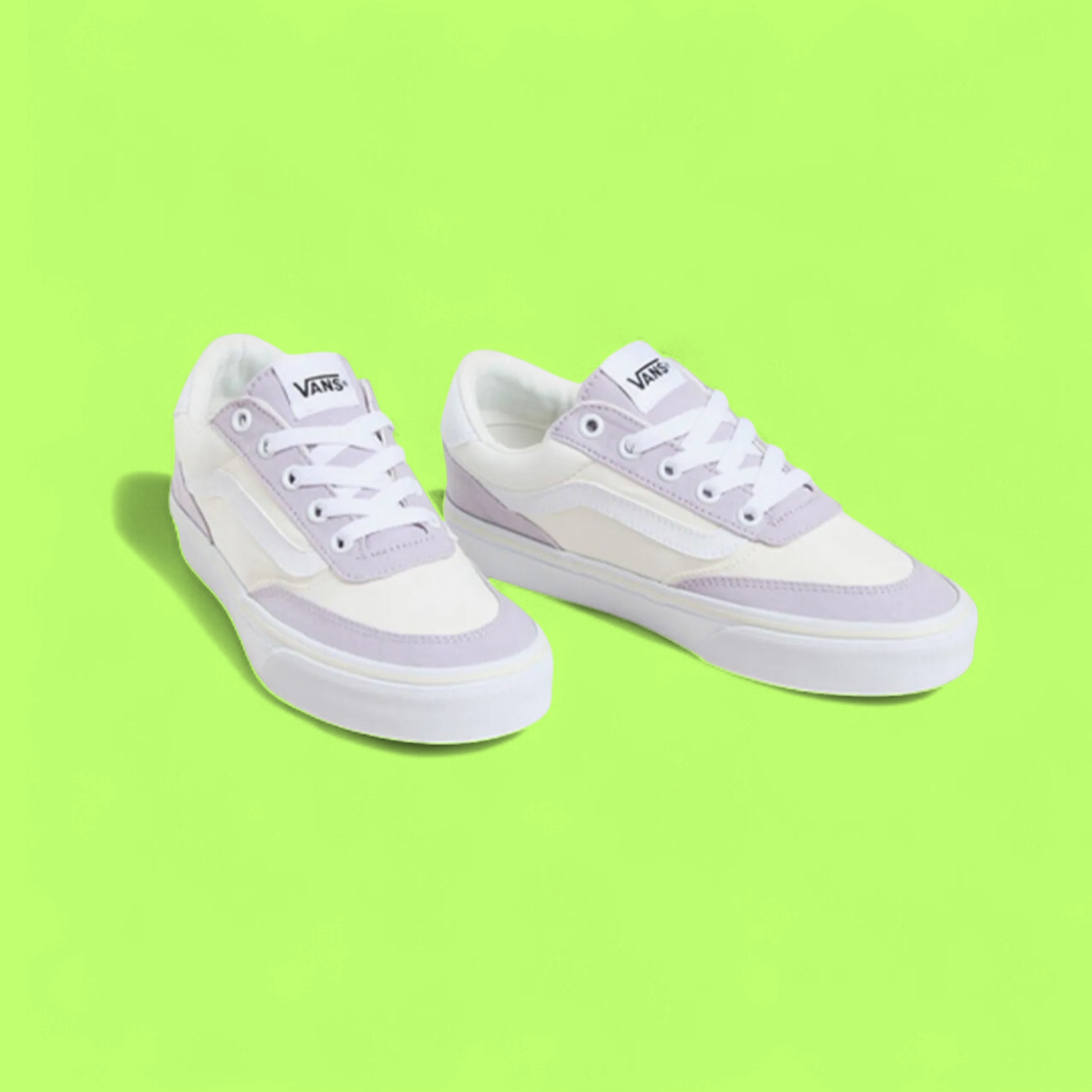 VANS OLD SKOOL WHITE LILAC SUEDE PANEL CASUAL SNEAKERS DROPZZ