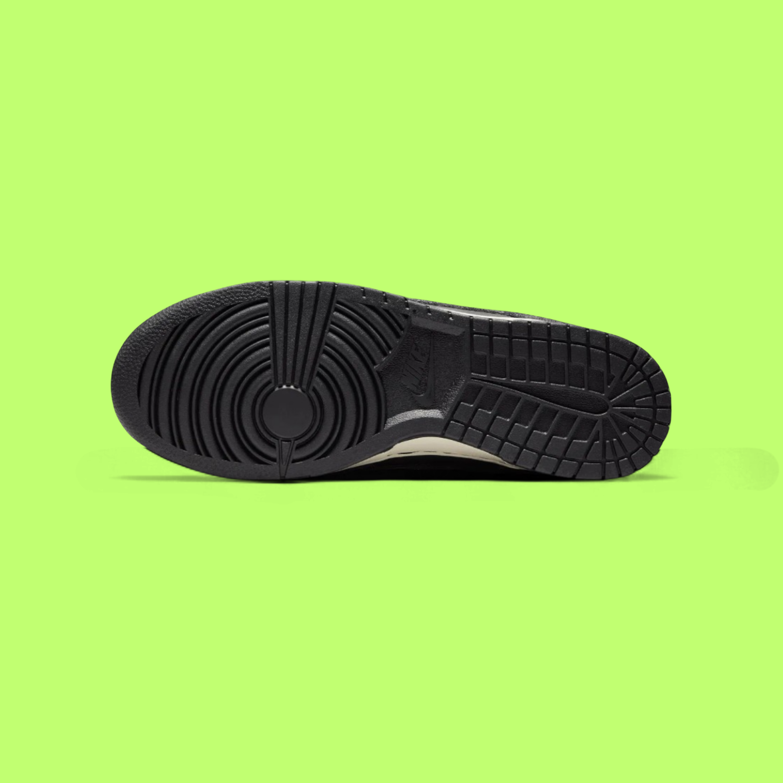 NIKE DUNK LOW RETRO PREMIUM MEN'S BLACK LEATHER CASUAL SNEAKERS