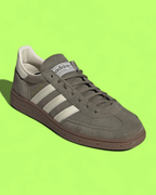 ADIDAS SPEZIAL OLIVE GREEN SUEDE WHITE STRIPES RETRO CASUAL