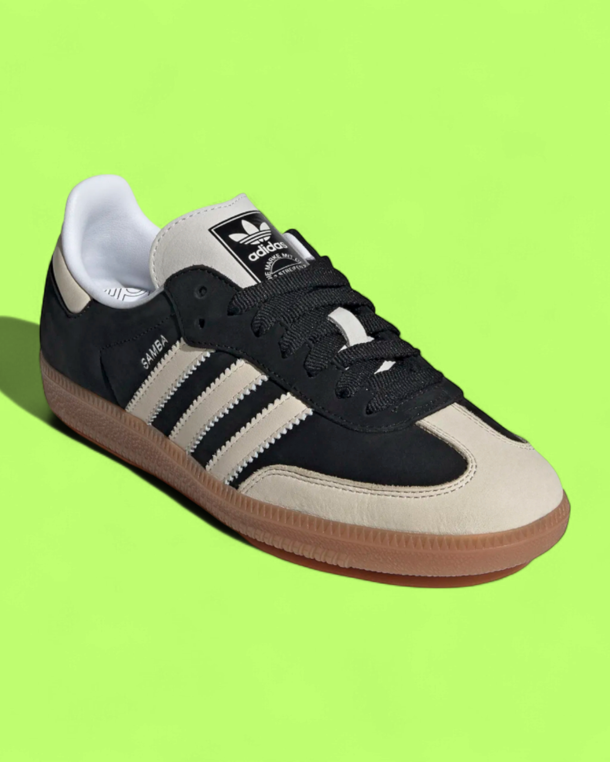 ADIDAS SAMBA OG BLACK WHITE GUM CLASSIC RETRO SNEAKERS CWCD