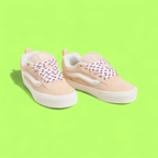 VANS LOWLAND CC BEIGE WHITE FLORAL LACE SKATE STYLE CWCD