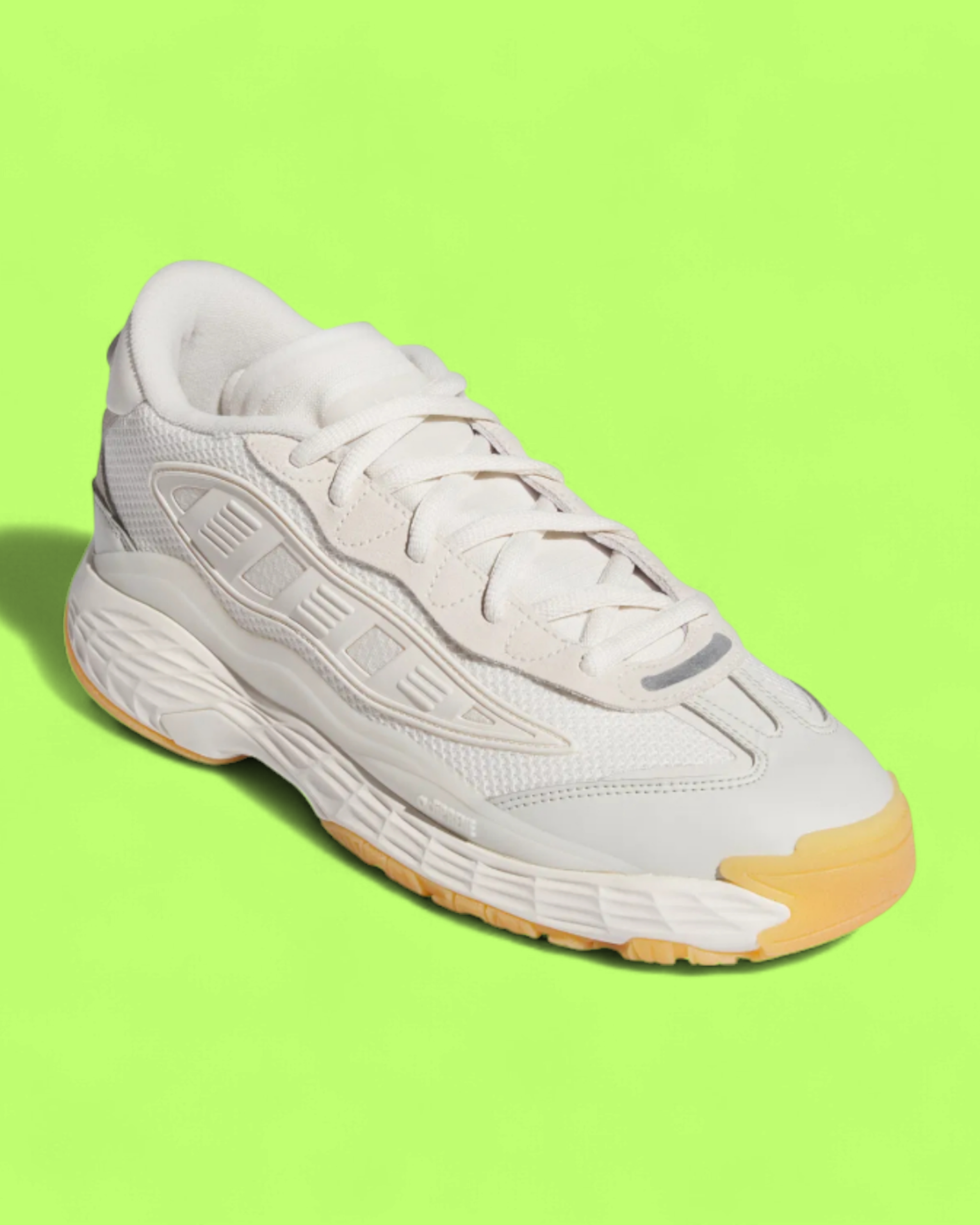 ADIDAS NITEBALL TRIPLE WHITE GUM SOLE MODERN CHUNKY CASUAL