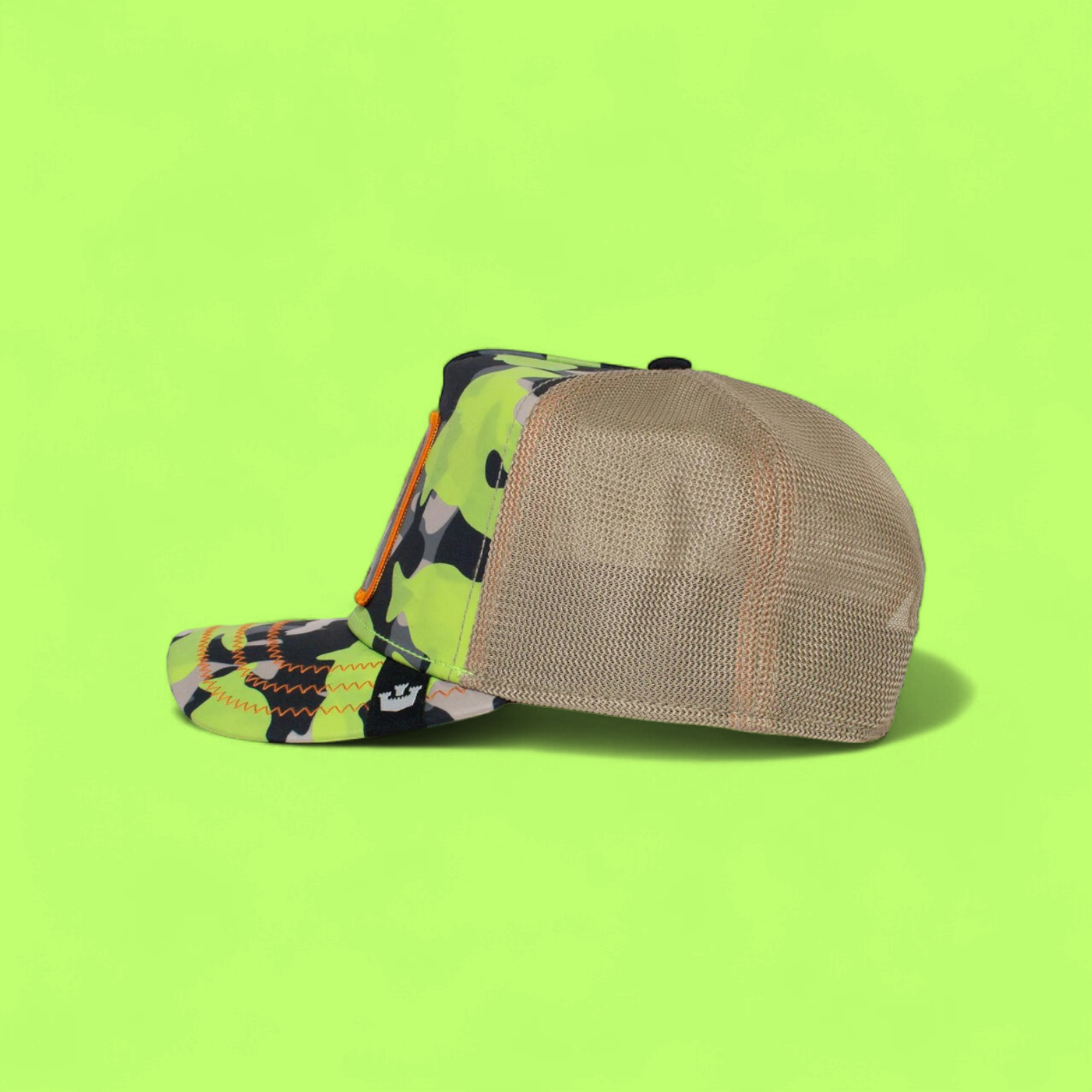 HUNTER COYOTE PATCH CAMO TRUCKER HAT WITH MESH BACK CWCD