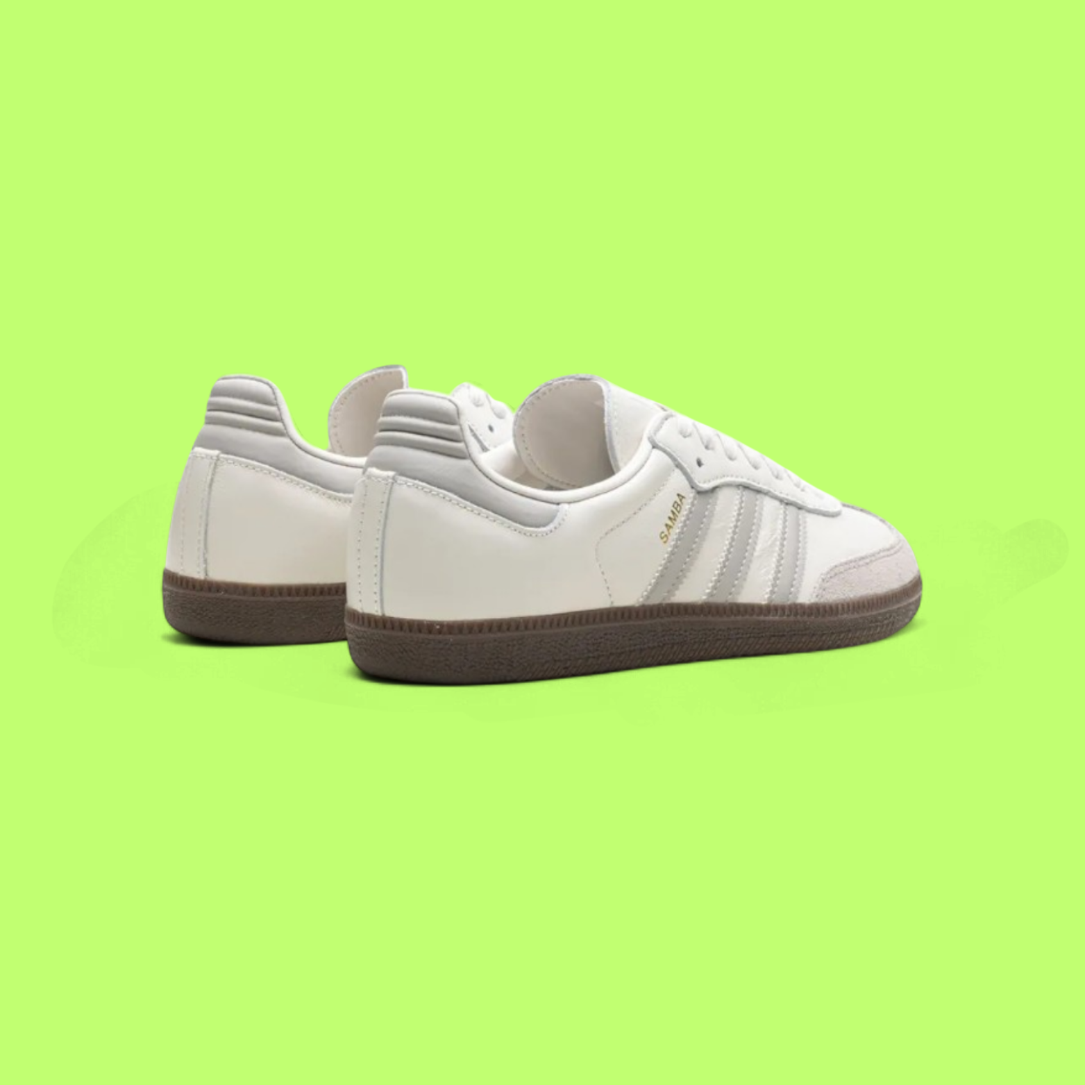 ADIDAS SAMBA OG WMNS “WHITE  GREY” CLASSIC LEATHER ICON