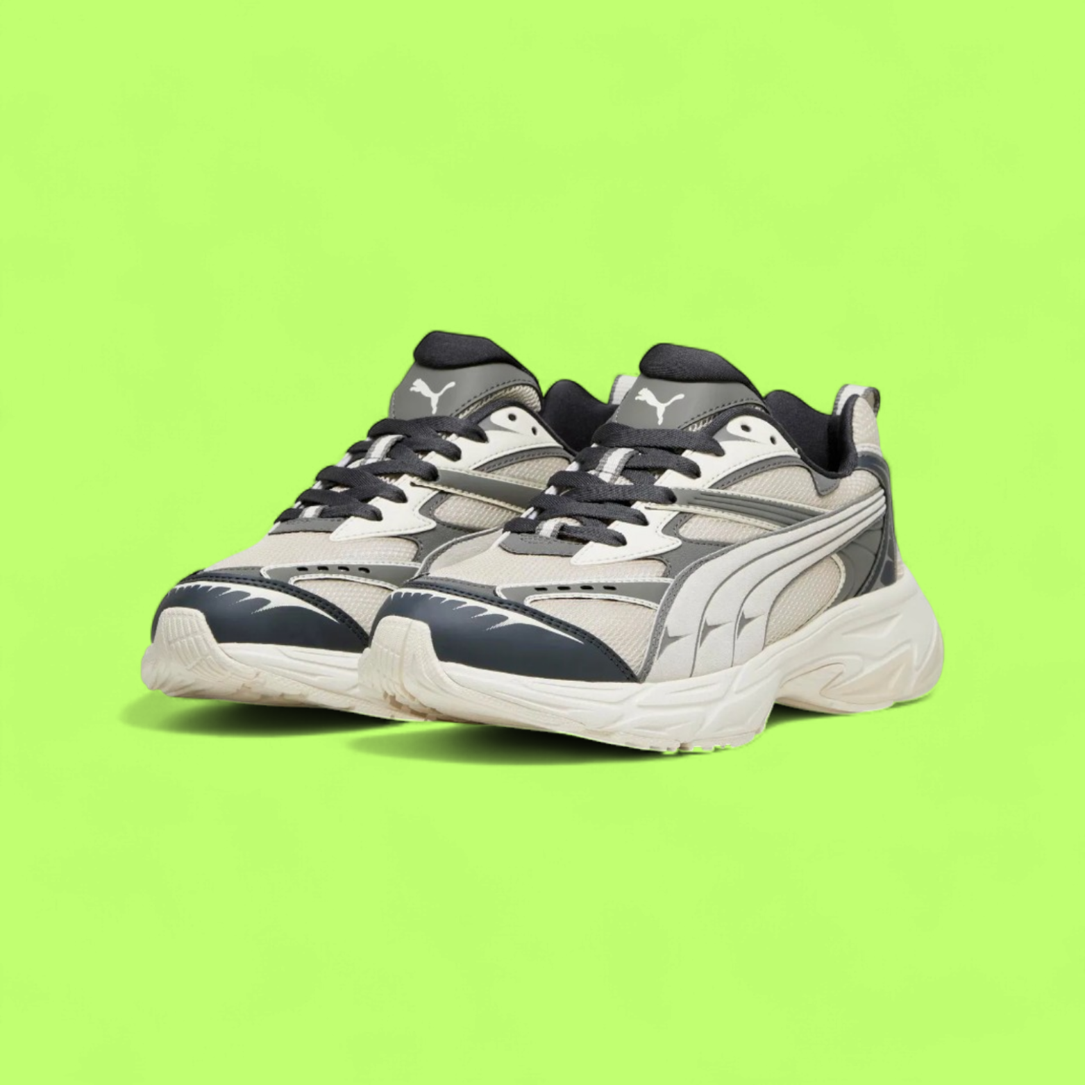 PUMA MORPHIC RETRO UNISEX WHITE LEATHER CLASSIC CASUAL SNEAKERS