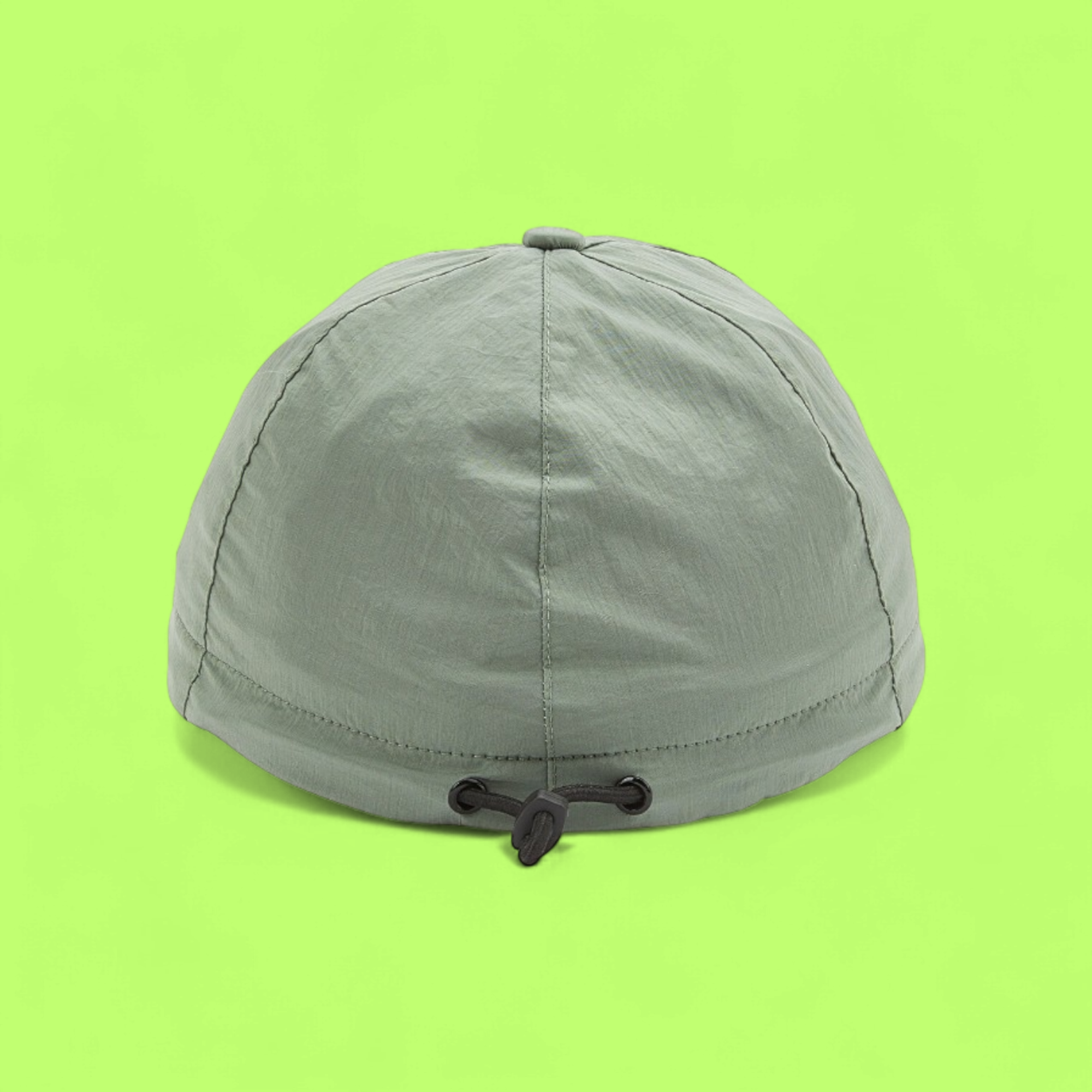 STONE ISLAND GREEN CAP WITH TONAL COMPASS LOGO EMBROIDERY