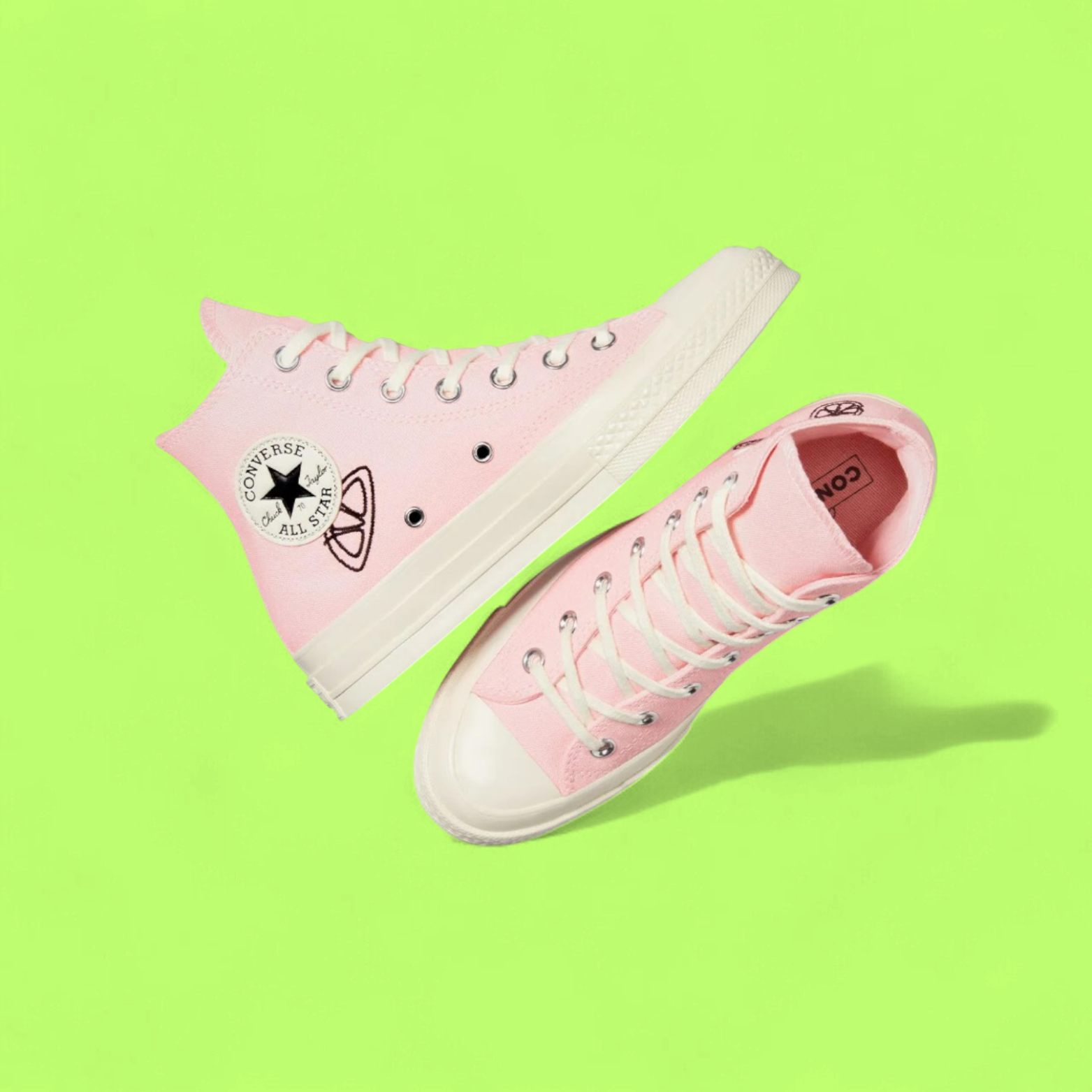 CONVERSE CHUCK 70 UNISEX PINK HIGH-TOP RETRO SNEAKERS