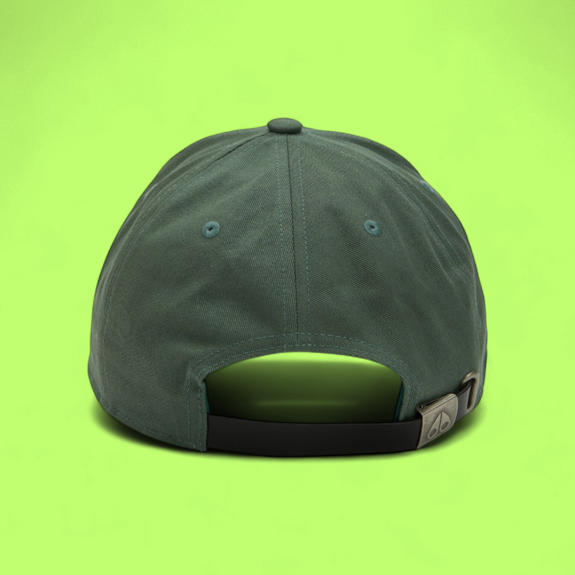 GREEN BASEBALL CAP WITH SILVER METAL EMBLEM STREET STYLE