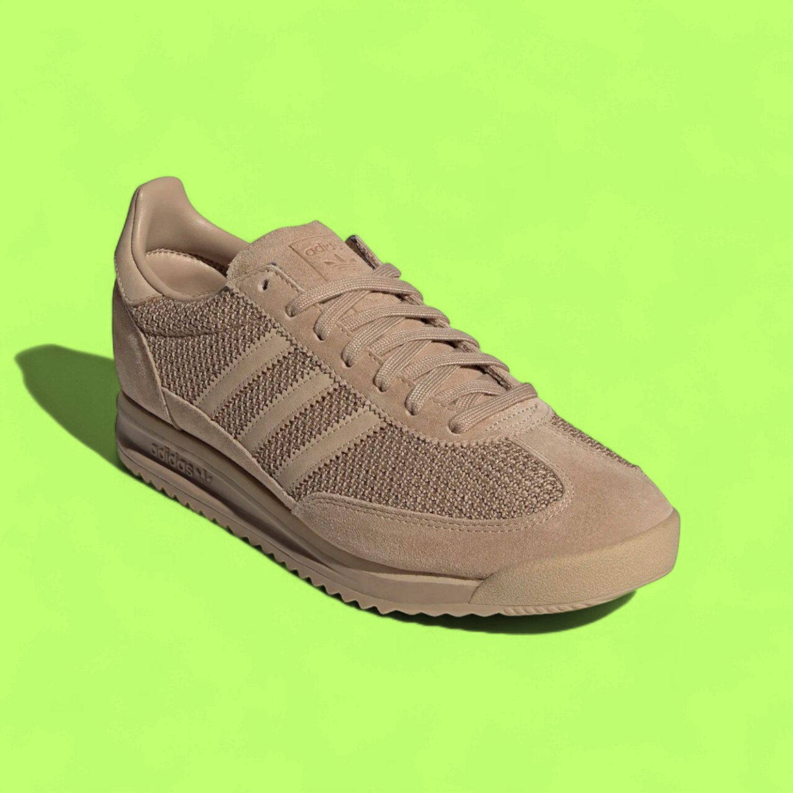 ADIDAS ORIGINALS SL 72 RS UNISEX BEIGE BROWN RETRO RUNNING SHOES