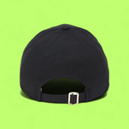 HUGO BOSS BLACK CAP WITH SMALL SILVER METAL BOSS LOGO CWCD