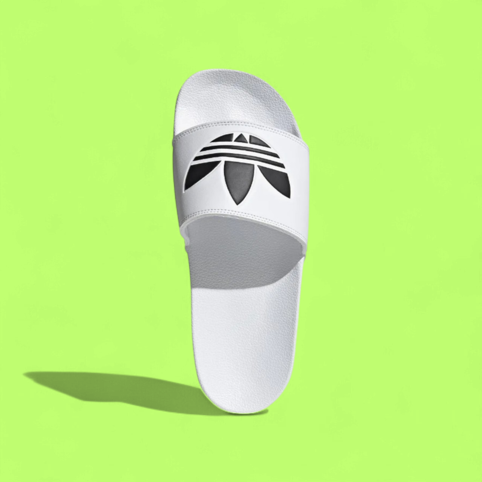 ADIDAS ADILETTE LITE UNISEX WHITE LIGHTWEIGHT SLIDE SANDALS