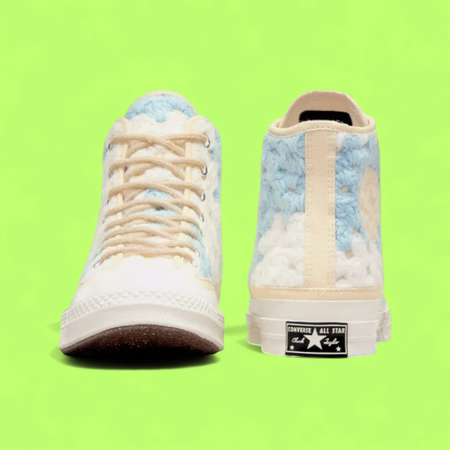 CONVERSE CHUCK 70 UPCYCLE CROCHET BLUE LIMITED SNEAKER