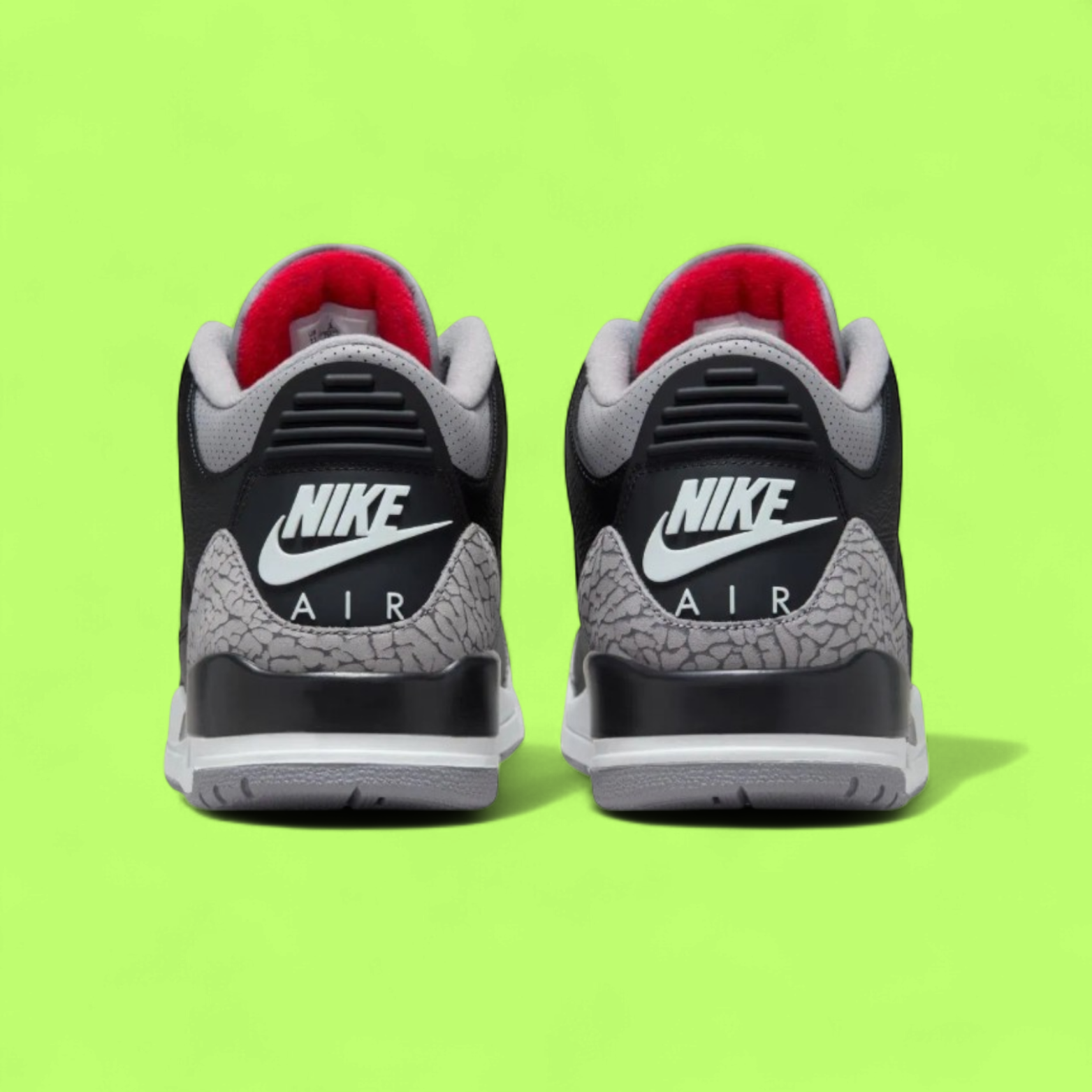 NIKE AIR JORDAN 3 RETRO OG BLACK CEMENT PREMIUM CLASSIC EDITION