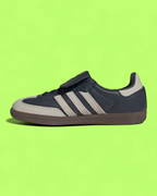 ADIDAS SAMBA OG NAVY WHITE RETRO CASUAL LEATHER GUM SNEAKERS