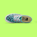 VANS AUTHENTIC PLATFORM BLUE PINK LEOPARD PRINT STYLE DROPZZ