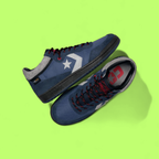 CONVERSE FASTBREAK PRO UNISEX NAVY SUEDE AND CORDURA COURT SNEAKERS