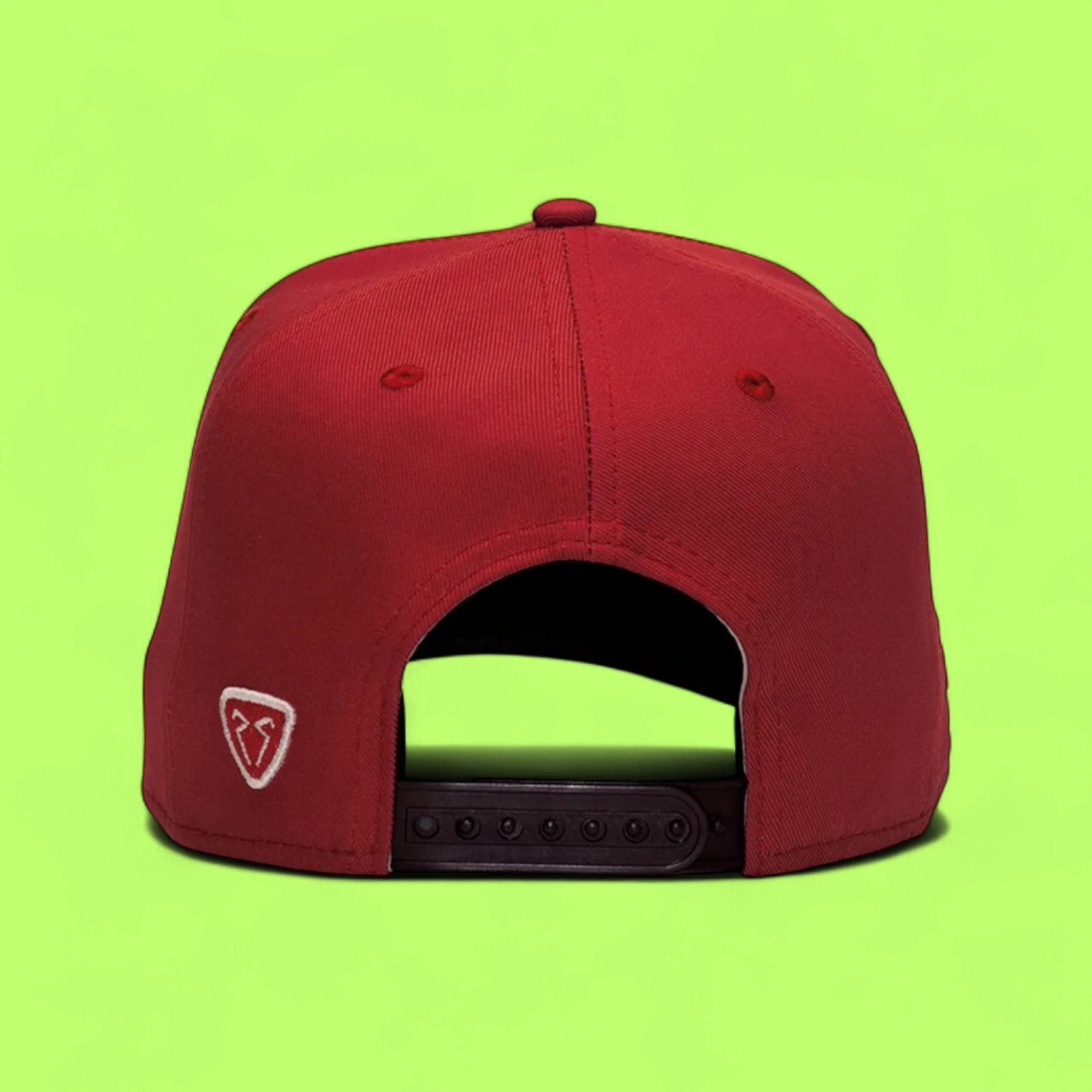 RED BASEBALL CAP WITH LOS ANGELES EMBROIDERY FRONT DESIGN