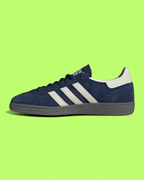 ADIDAS HANDBALL SPEZIAL NAVY WHITE SUEDE RETRO CASUAL SNEAKERS