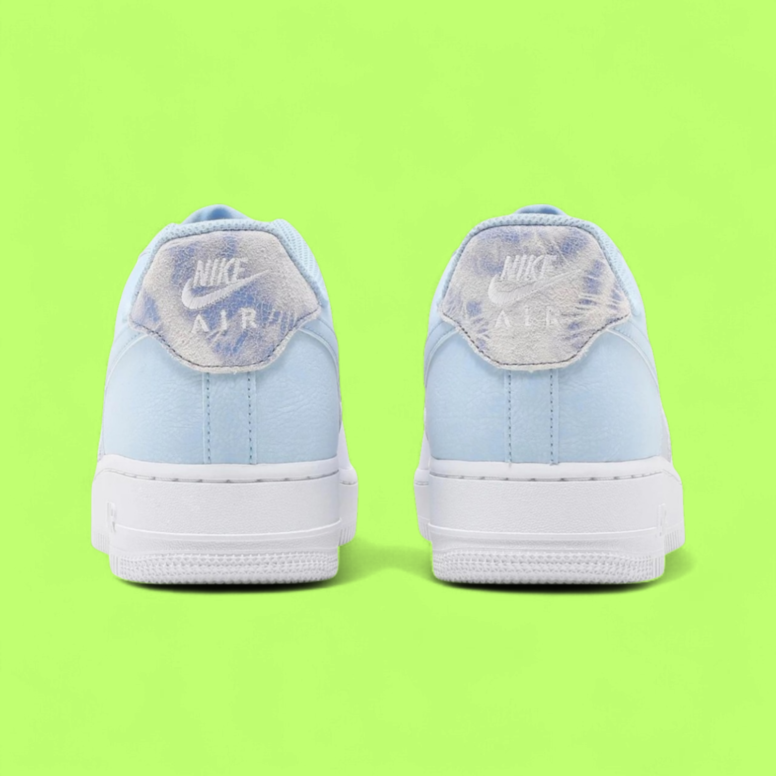NIKE AIR FORCE 1 '07 LV8 PSYCHIC BLUE PASTEL COLOR VINTAGE DROP