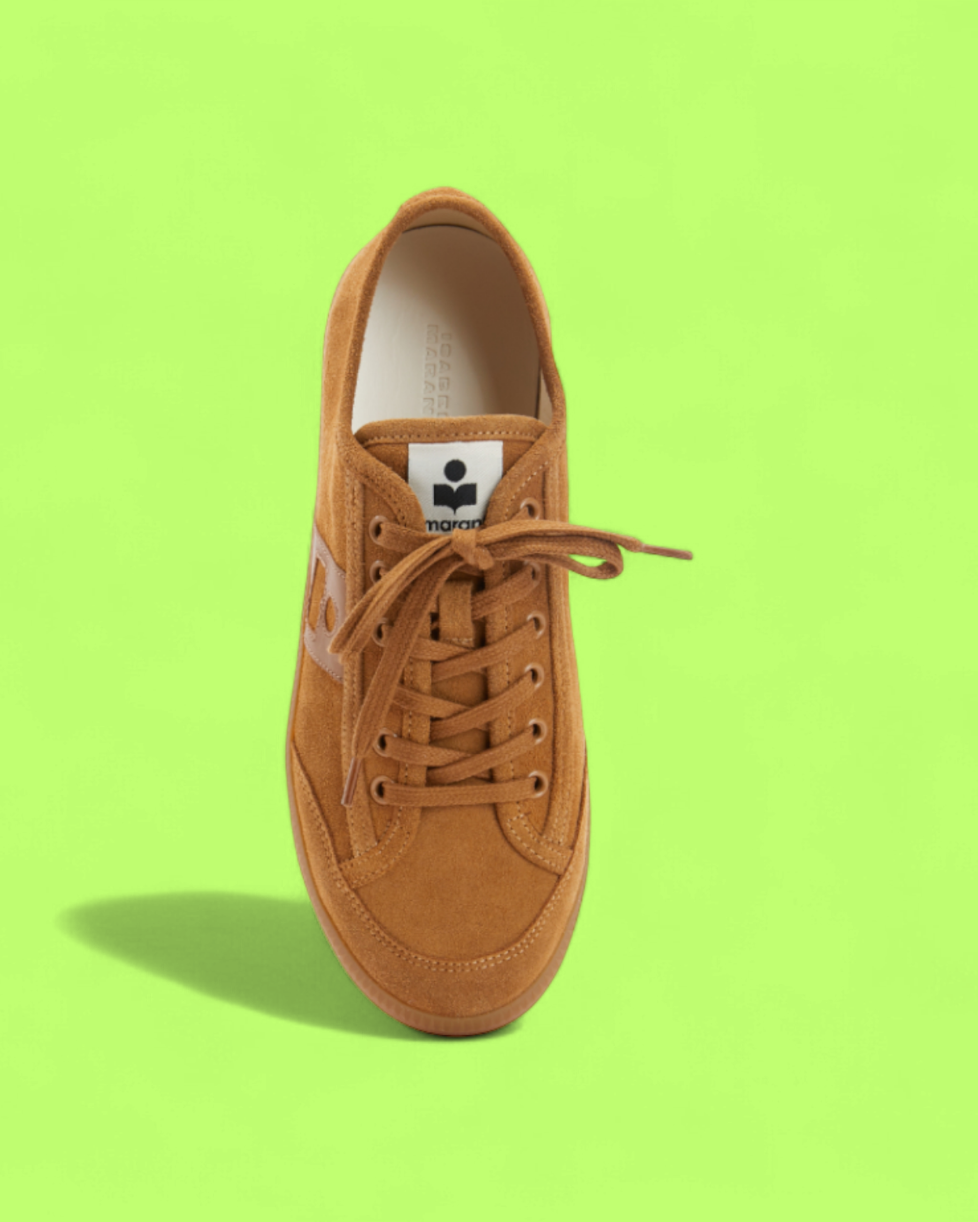ISABEL MARANT CAMEL SUEDE SOLE RETRO CASUAL LUXURY SNEAKERS