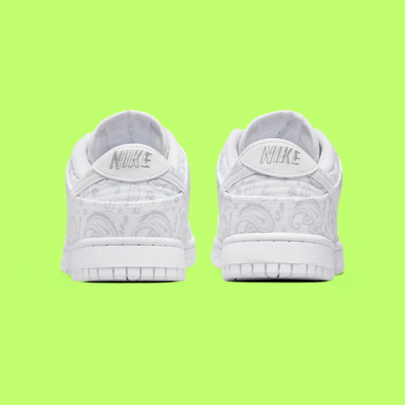 NIKE DUNK LOW WHITE PAISLEY LIMITED RETRO STYLE EDITION ICON DROPZZ