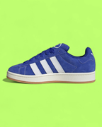 ADIDAS CAMPUS BLUE WHITE SUEDE RETRO CASUAL SNEAKERS CWCD