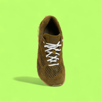 BOTTEGA VENETA BROWN SUEDE MESH DETAIL LOW TOP SNEAKERS