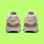 NIKE AIR MAX 1 ESSENTIAL MEN'S CREAM LEATHER RETRO RUNNING