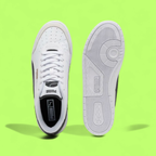 PUMA CA MATCH PREMIUM PIPE MEN'S WHITE LEATHER CASUAL COURT SNEAKERS