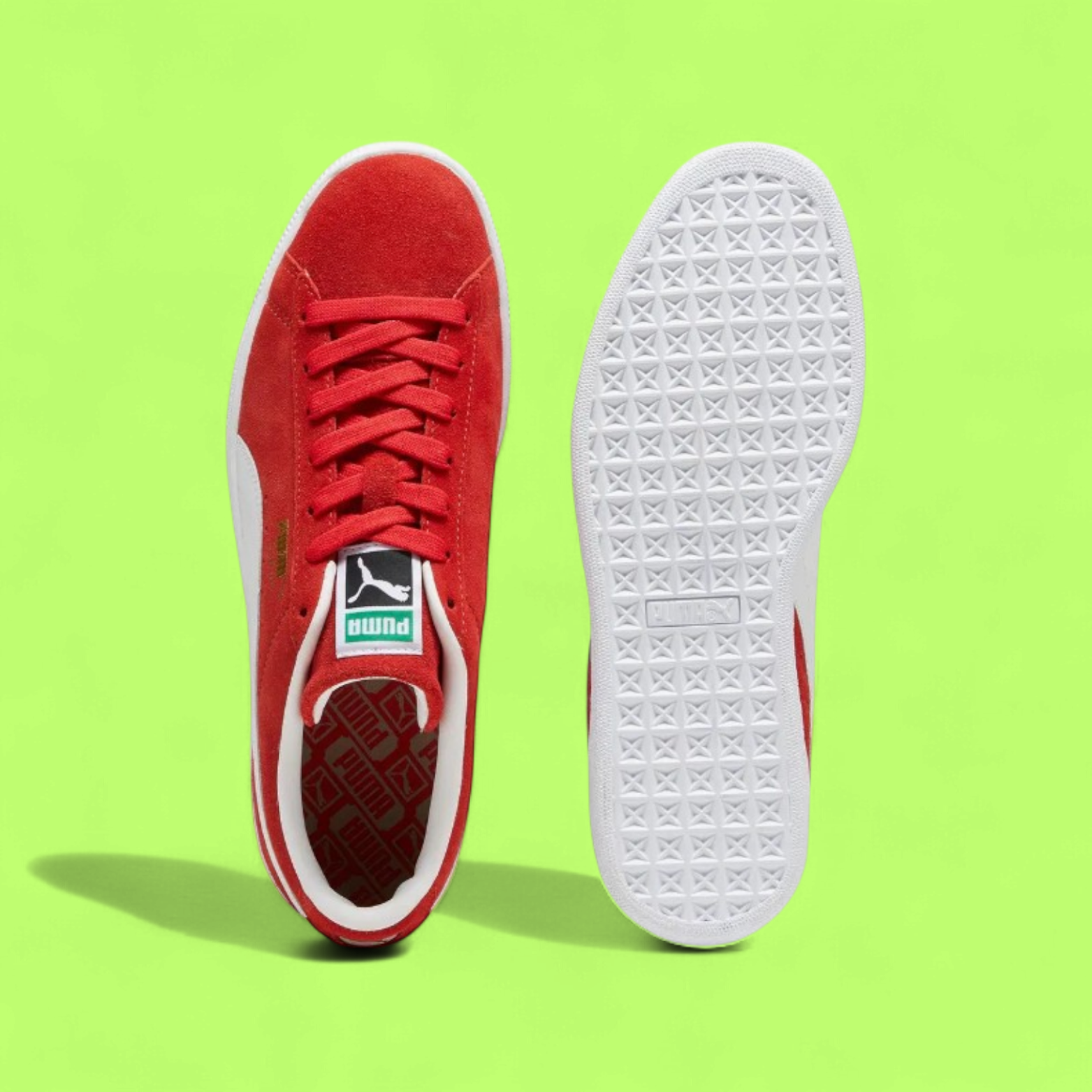 PUMA SUEDE CLASSIC UNISEX RED SUEDE SPORTS SHOES