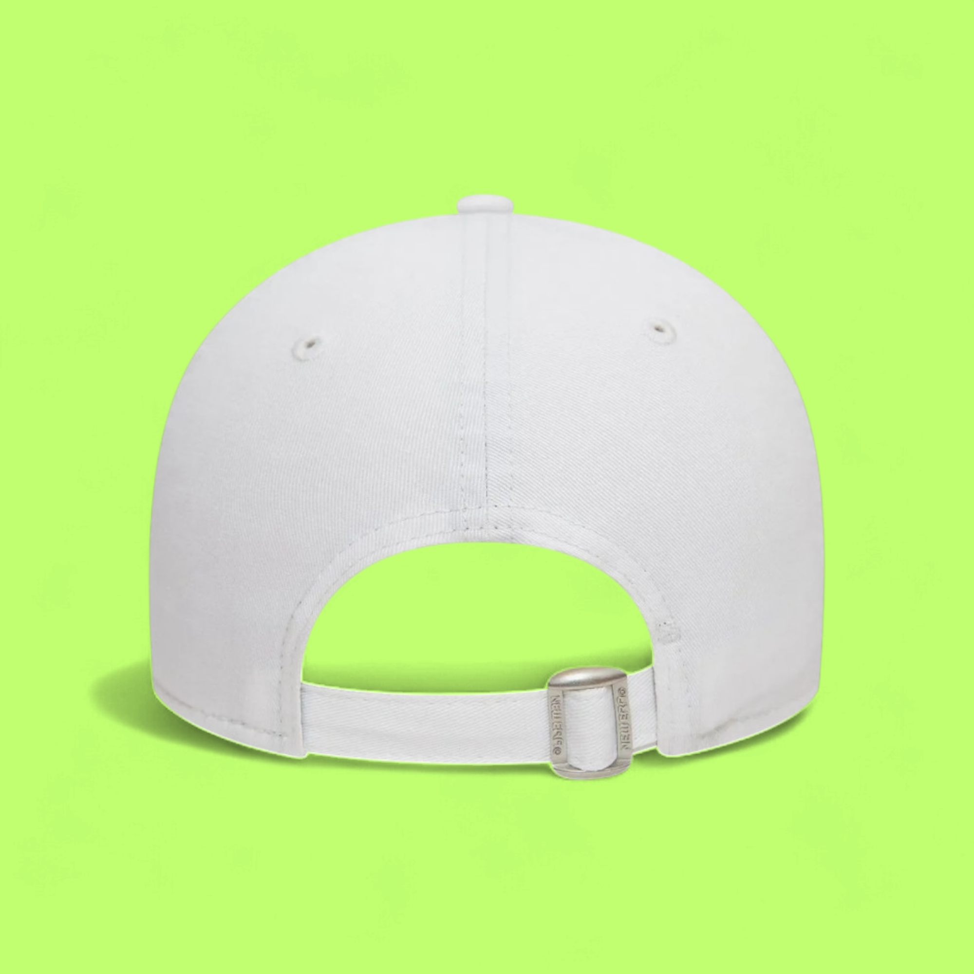 LOS ANGELES DODGERS WHITE CAP WITH PINK PIXEL LA LOGO