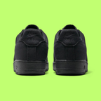 NIKE AIR FORCE 1 LOW TRIPLE BLACK CANVAS STREET CLASSIC