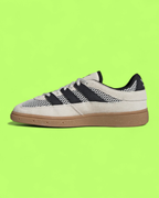 ADIDAS HANDBALL SPEZIAL WHITE BLACK MESH SUEDE GUM SOLE