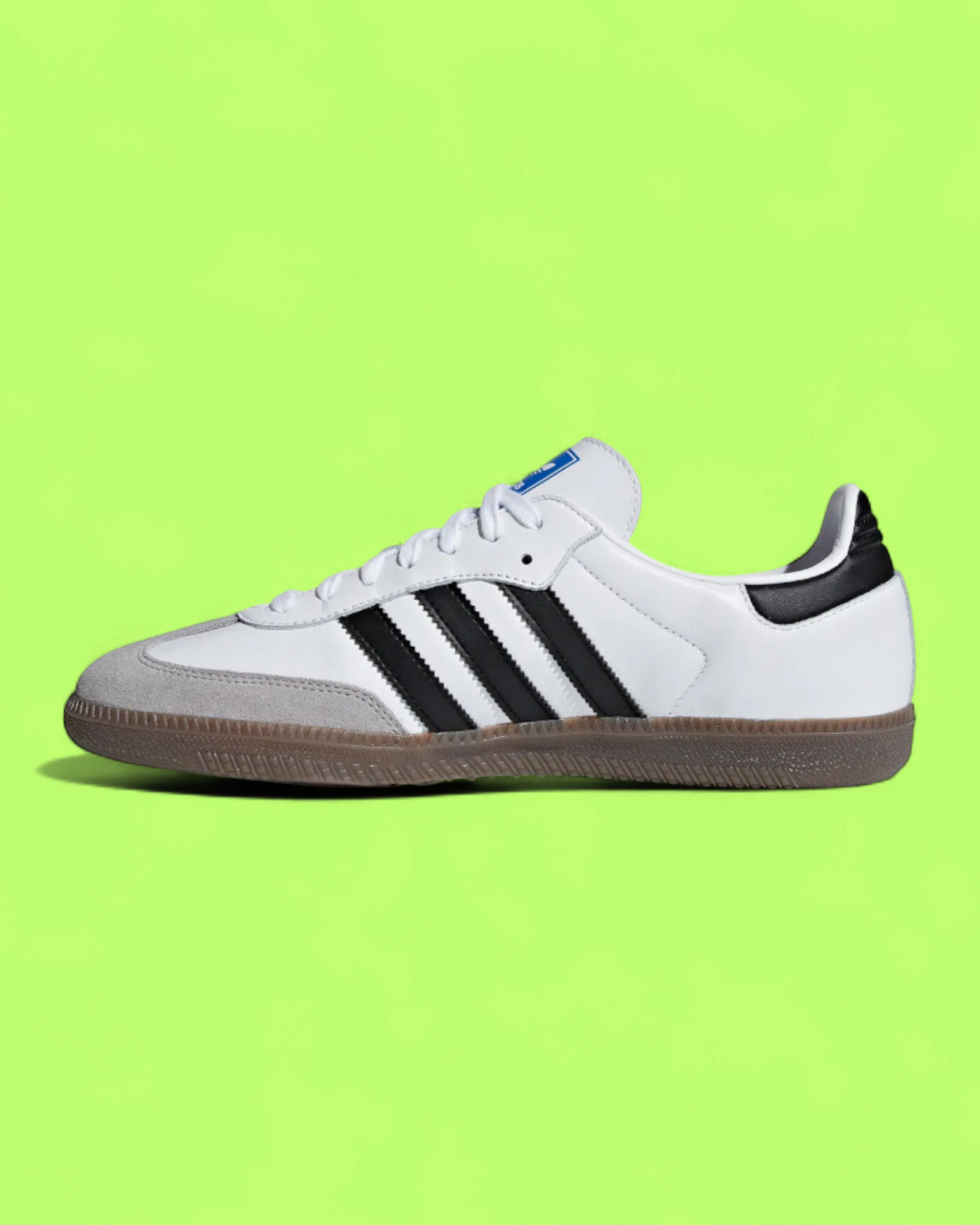 ADIDAS SAMBA OG WHITE BLACK RETRO CASUAL LEATHER GUM SNEAKERS