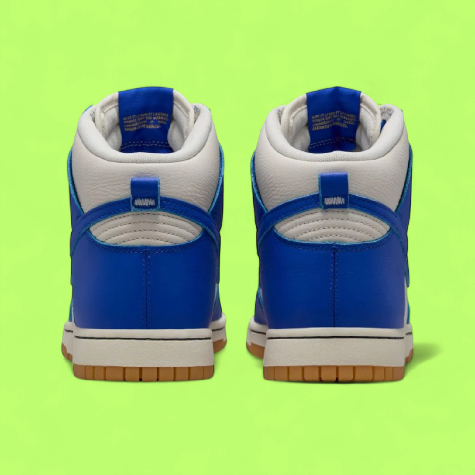 NIKE DUNK HIGH RETRO BLUE WHITE PREMIUM BASKETBALL STYLE