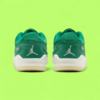 NIKE JORDAN FLIGHT COURT MEN'S GREEN LEATHER BASKETBALL SNEAKERS