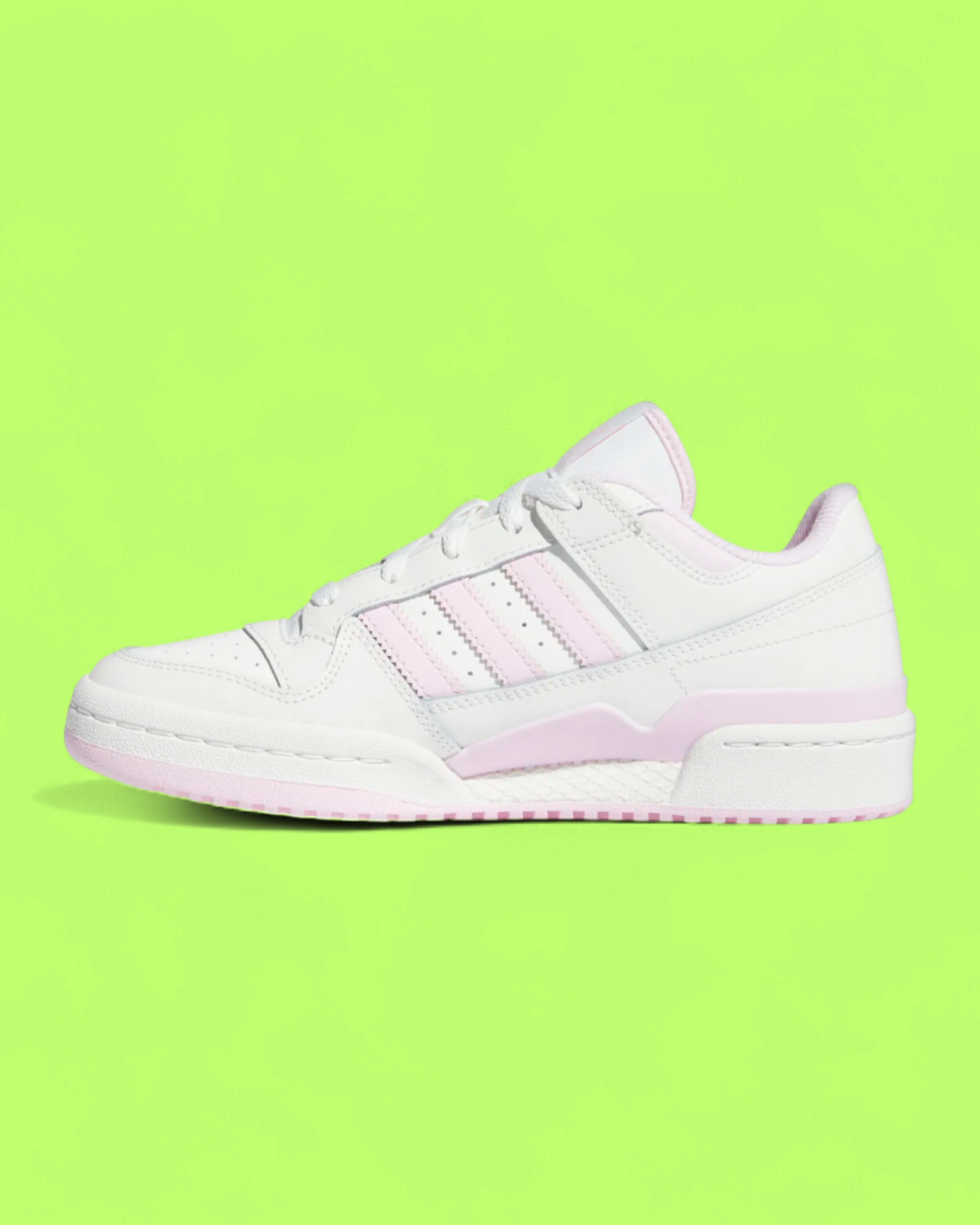 ADIDAS FORUM LOW WHITE PINK LEATHER RETRO CASUAL CLASSIC CWCD