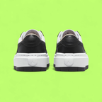 NIKE AIR JORDAN 1 LOW PLATFORM BLACK WHITE PANDA RETRO STYLE