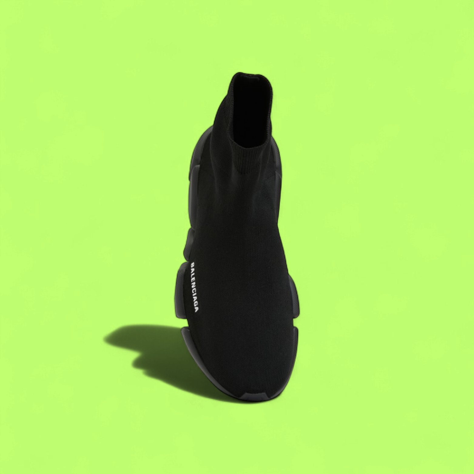 BALENCIAGA SPEED 3.0 BLACK KNIT HIGH-TOP SOCK SNEAKERS